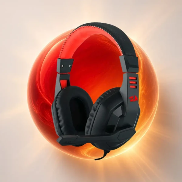 Diadema gamer Redragon Ares H120 circumaural con drivers de 40 mm